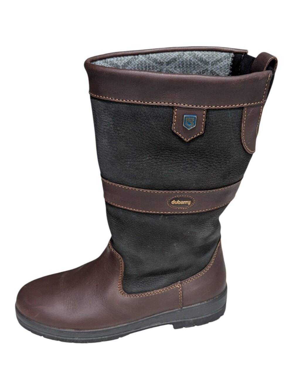 Dubarry Of Ireland Kildare Country Boot Black Brown Goretex Waterproof Size 39 8